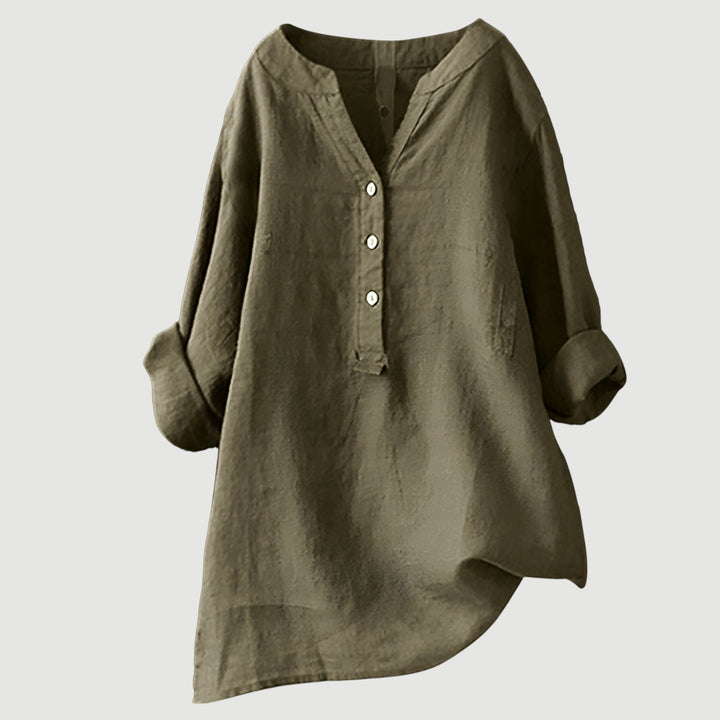 Norina™ | Comfortable Linen Blouse