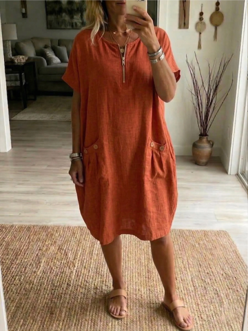 Tessa™ | Dress with Zipper Closure