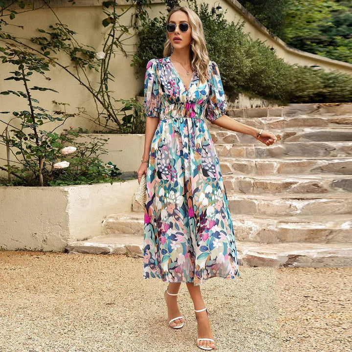 Orina™ | Abito Elegante con Scollo a V