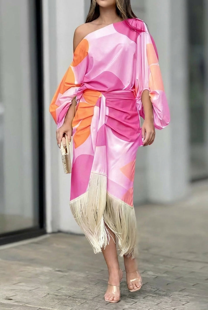 Daniela™ | Elegant Two-Piece Set with Fringe