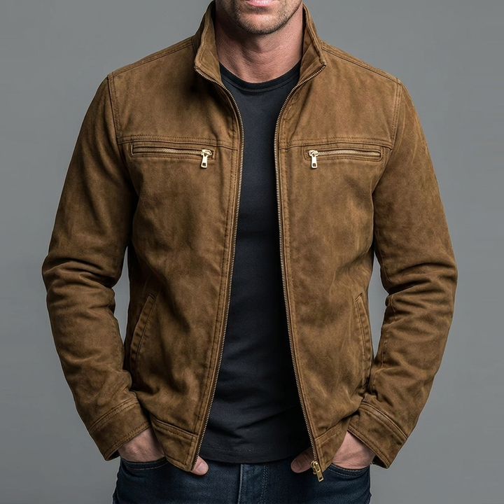 Cazel™ | Vintage Cotton Jacket with Zip Fastening