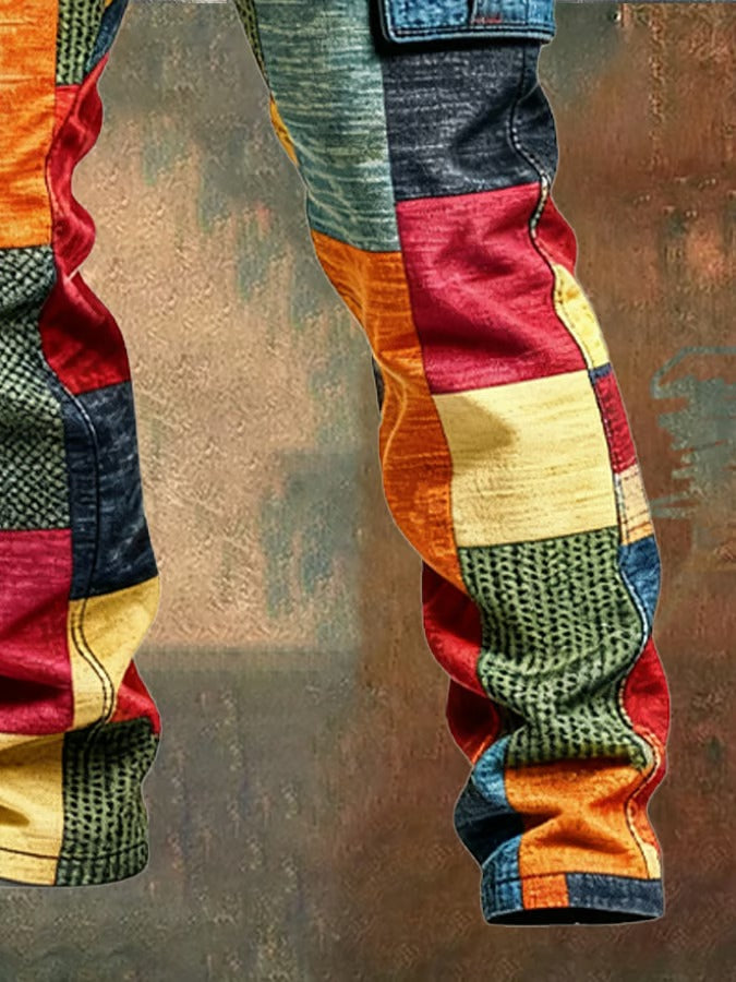 Noa™ | Patchwork Cargo Pants