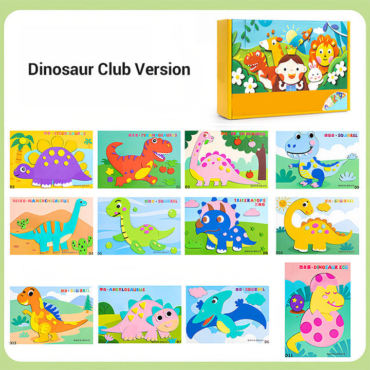 DIY 3D EVA Craft Stickers for Kids